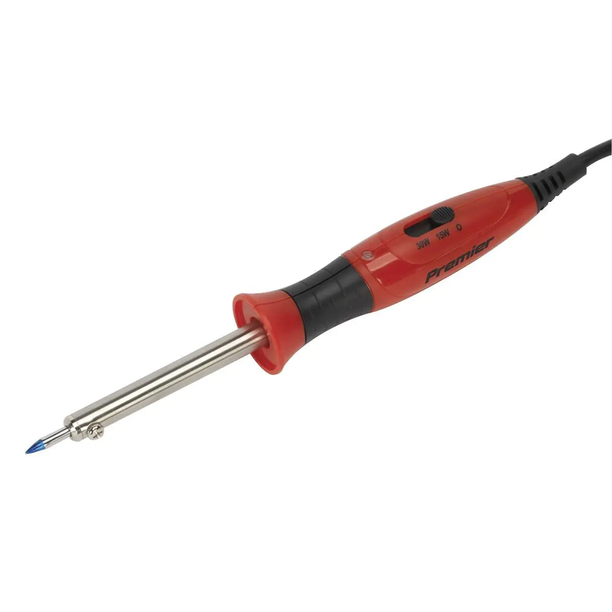 Sealey Premier Professional Soldering Iron with Long-Life Tip Dual Wattage 15/30W/230V 