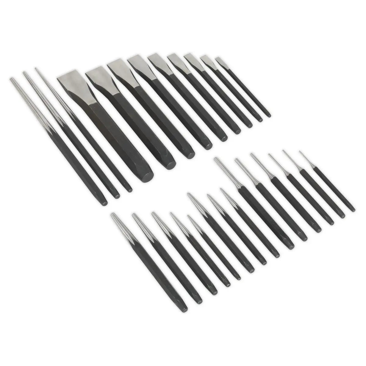 Sealey Premier Punch & Chisel Set 26pc 