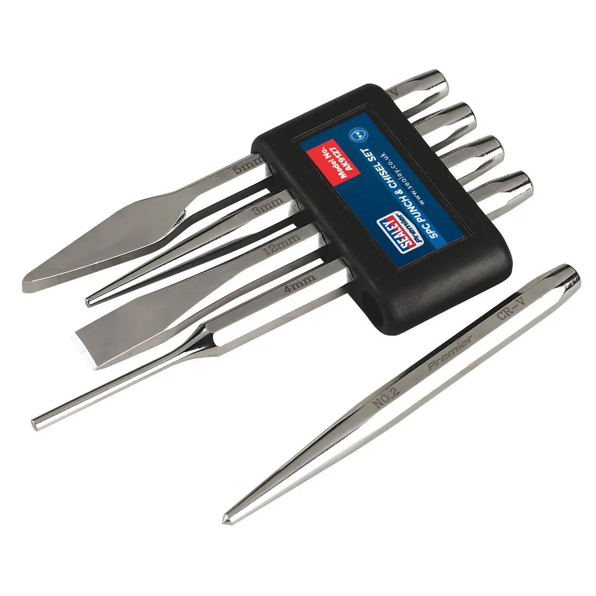 Sealey Premier Punch & Chisel Set 5pc 