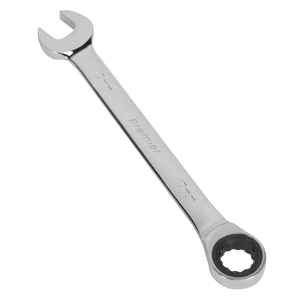 Sealey Premier Ratchet Combination Spanner 17mm 
