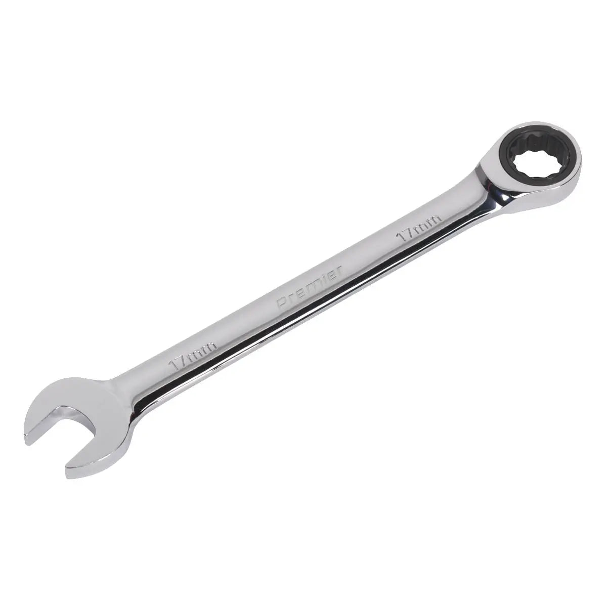 Sealey Premier Ratchet Combination Spanner 17mm 