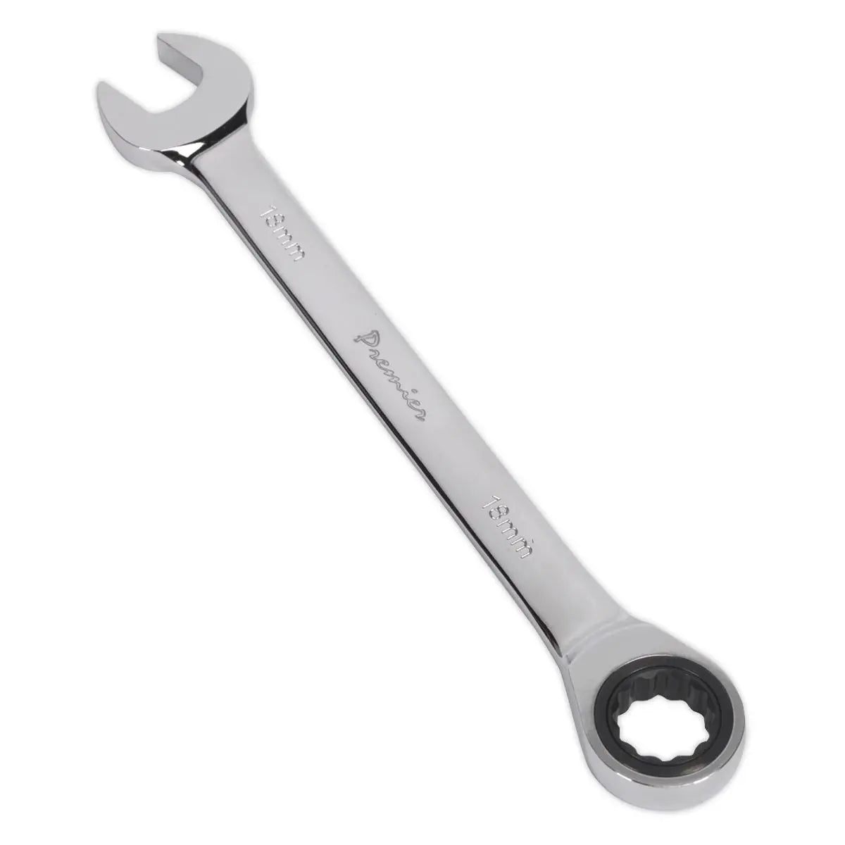 Sealey Premier Ratchet Combination Spanner 18mm 