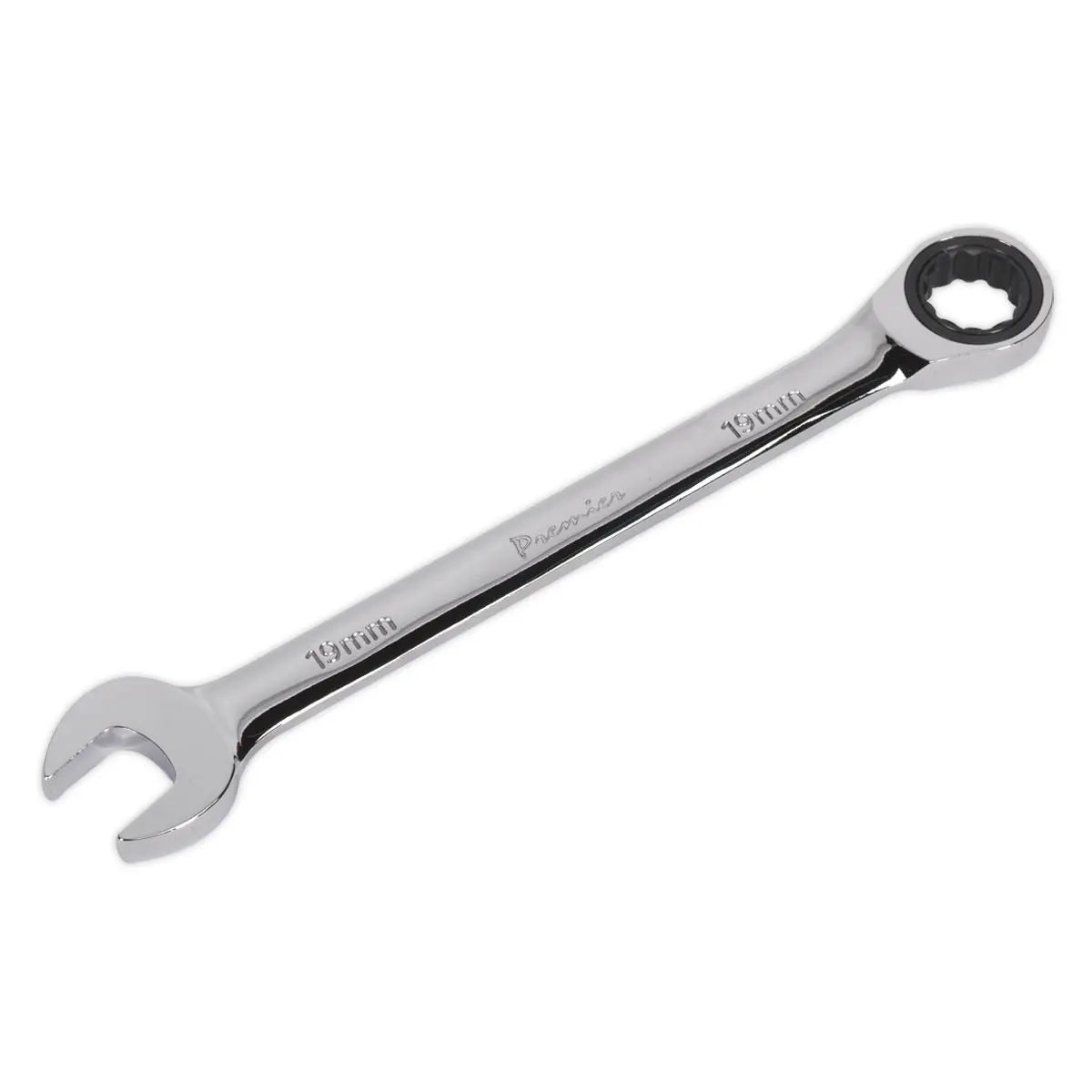 Sealey Premier Ratchet Combination Spanner 19mm 