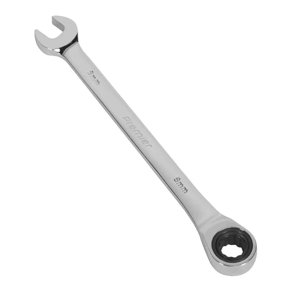 Sealey Premier Ratchet Combination Spanner 8mm 