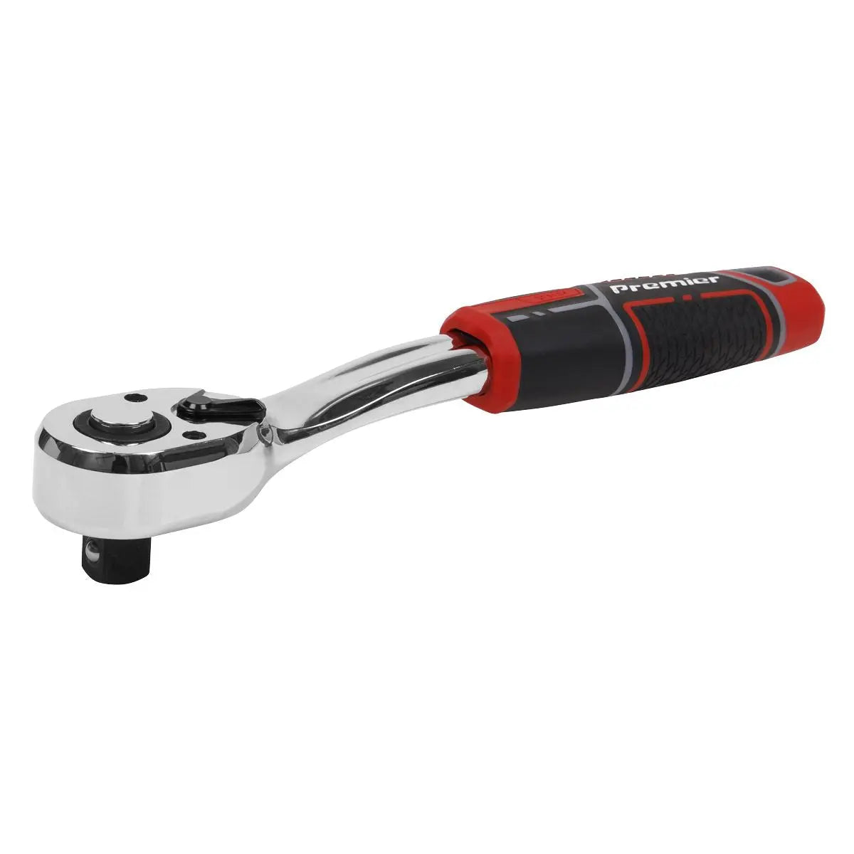 Sealey Premier Ratchet Wrench 1/2"Sq Drive Offset Pear-Head with Flip Reverse  White Rose Tools