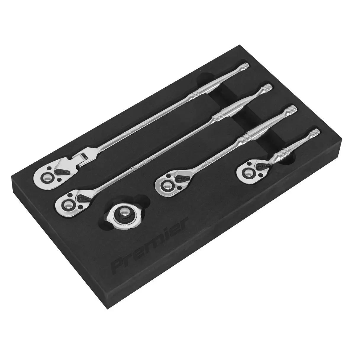 Sealey Premier Ratchet Wrench Master Set 5pc 3/8"Sq Drive 
