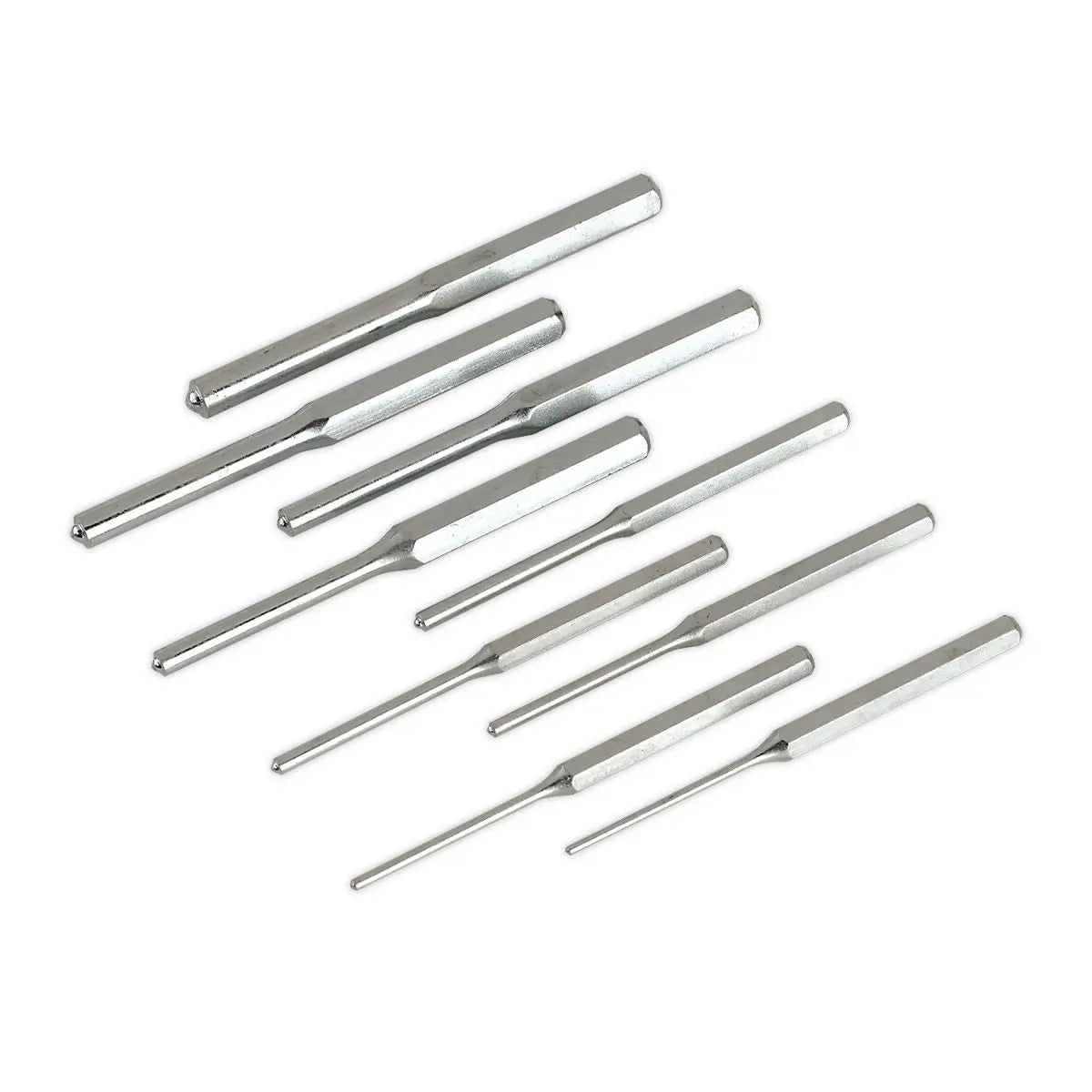 Sealey Premier Roll Pin Punch Set 9pc 1/8-1/2" - Imperial 