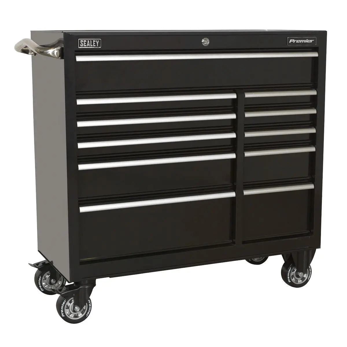 Sealey Premier Rollcab 11 Drawer 1055mm Extra-Wide Heavy-Duty Black 