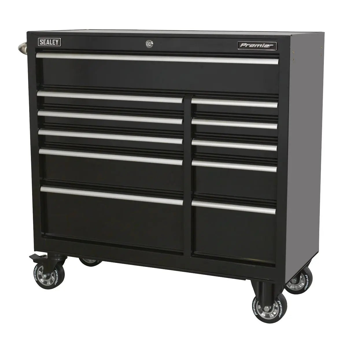 Sealey Premier Rollcab 11 Drawer 1055mm Extra-Wide Heavy-Duty Black 