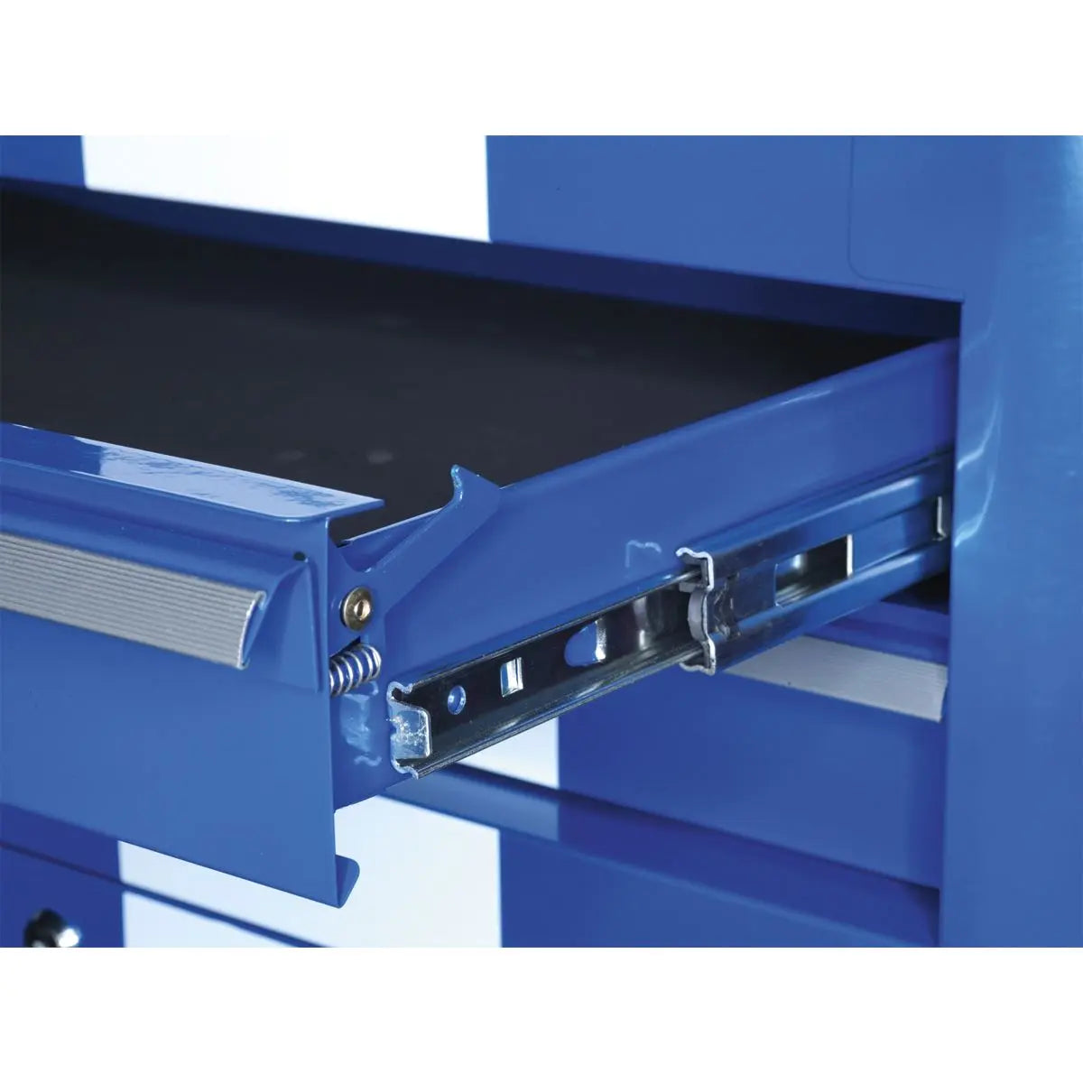 Sealey Premier Rollcab 4 Drawer Retro Style - Blue with White Stripes 