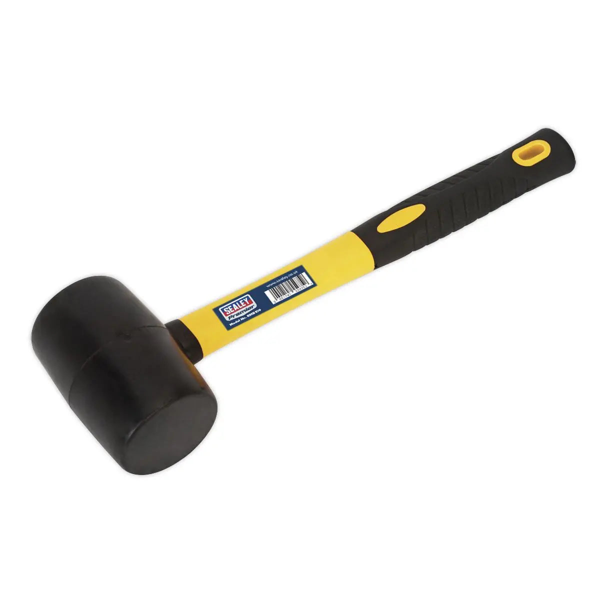 Sealey Premier Rubber Mallet 1lb with Fibreglass Shaft 