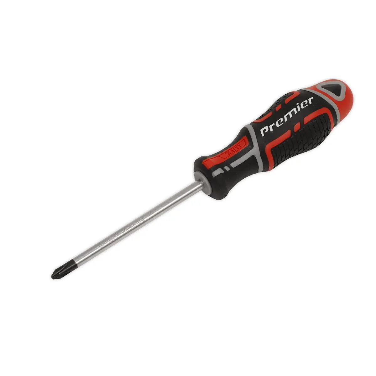 Sealey Premier Screwdriver Pozi #2 x 100mm GripMAX® 