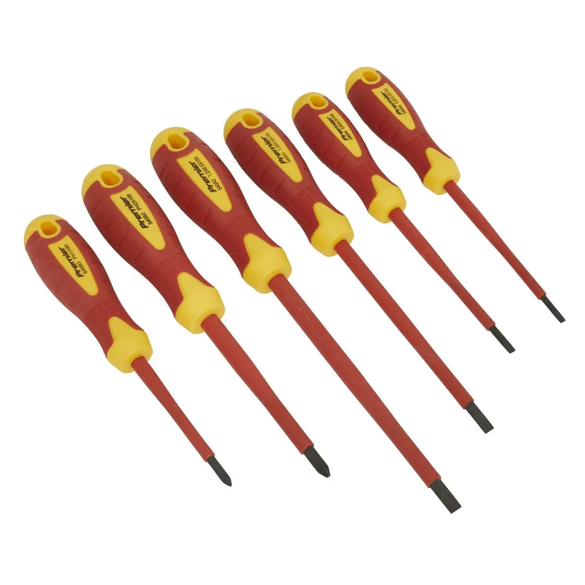 Sealey Premier Screwdriver Set 6pc VDE Approved  White Rose Tools
