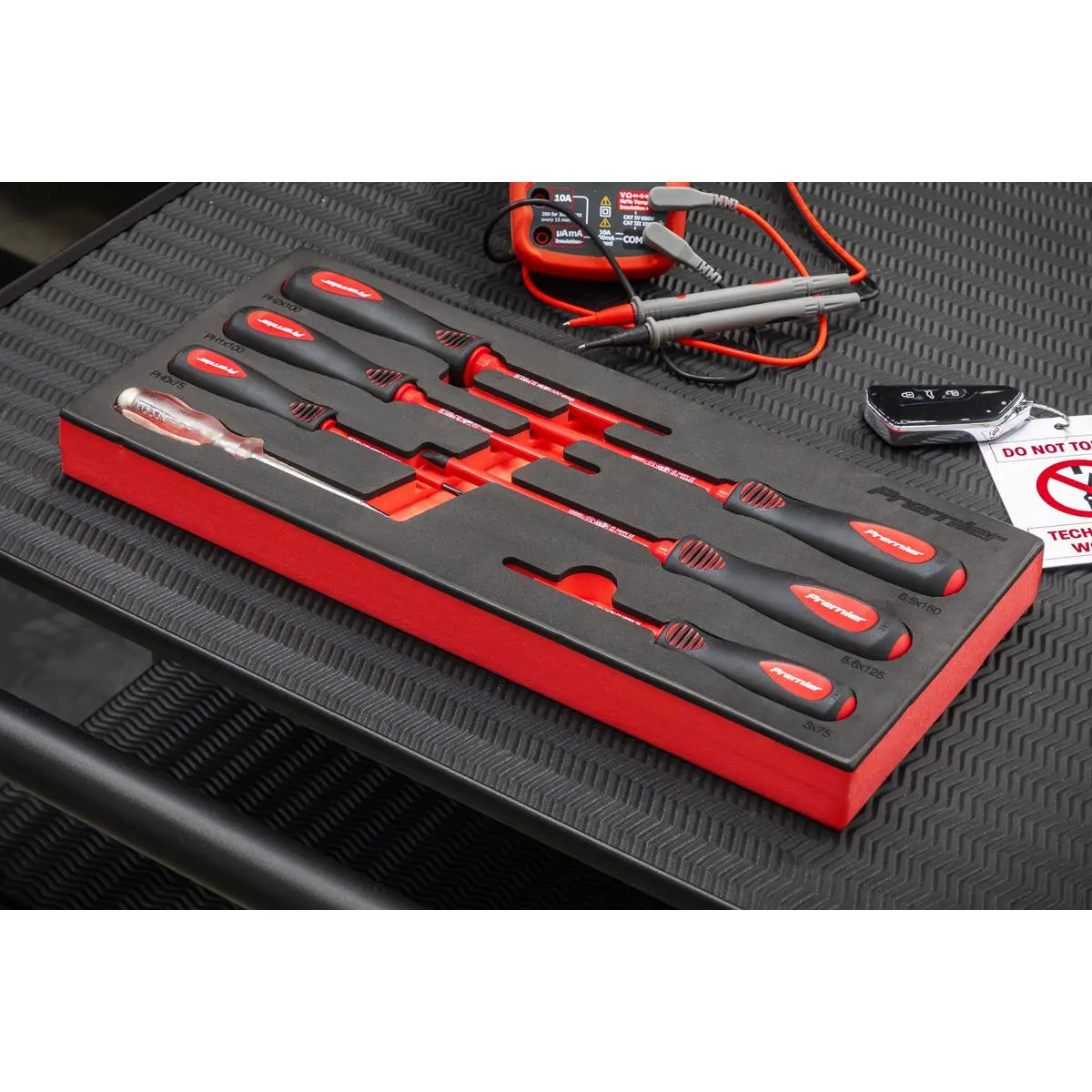 Sealey Premier Screwdriver Set 7pc VDE Approved  White Rose Tools