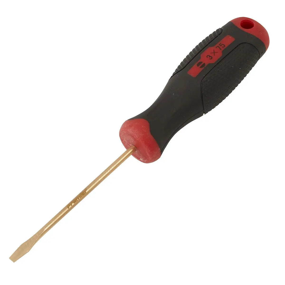 Sealey Premier Screwdriver Slotted 3 x 75mm - Non-Sparking 