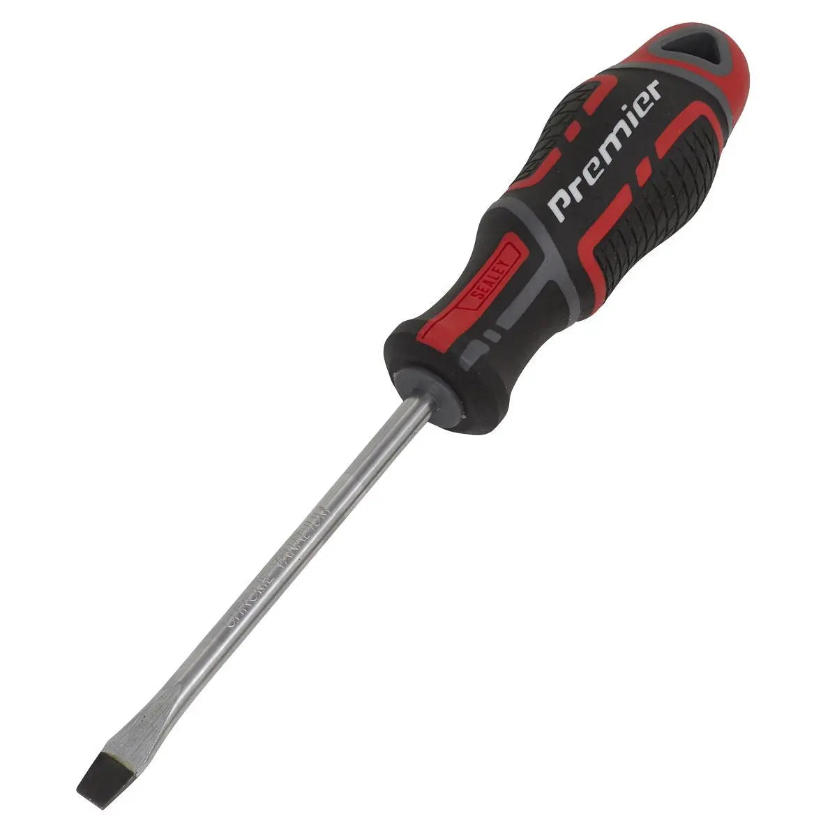 Sealey Premier Screwdriver Slotted 6 x 100mm GripMAX® 