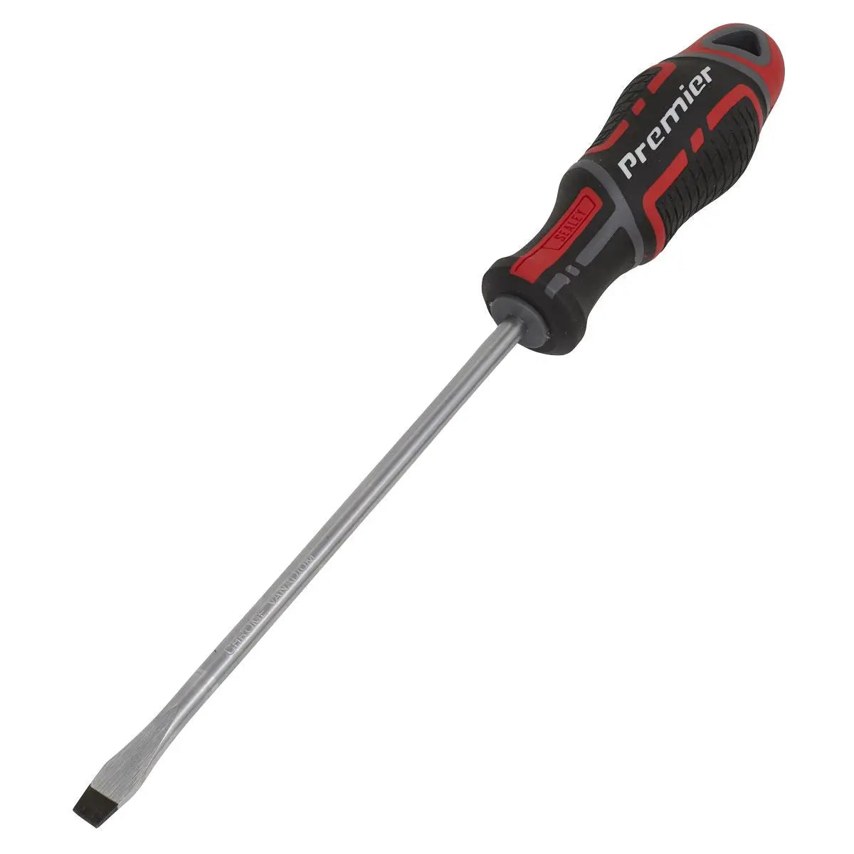 Sealey Premier Screwdriver Slotted 6 x 150mm GripMAX® 