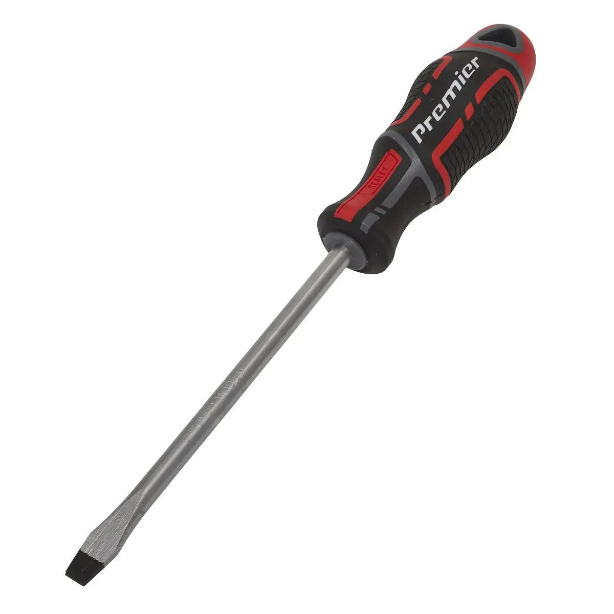 Sealey Premier Screwdriver Slotted 8 x 150mm GripMAX® 