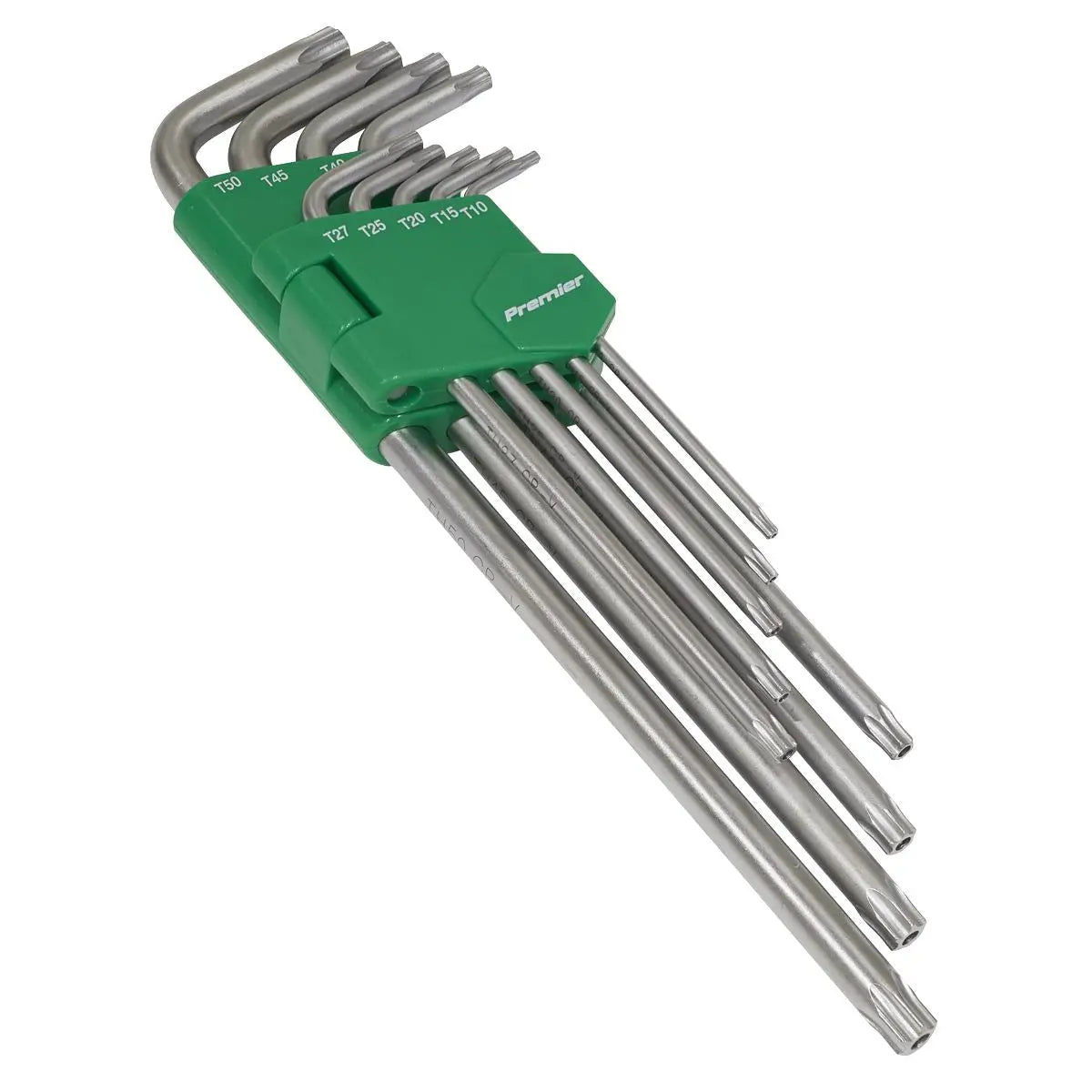 Sealey Premier Security TRX-Star* Key Set 9pc Extra-Long 