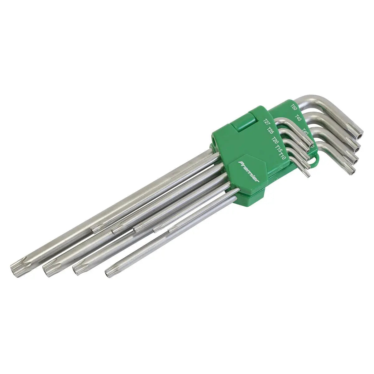 Sealey Premier Security TRX-Star* Key Set 9pc Extra-Long 
