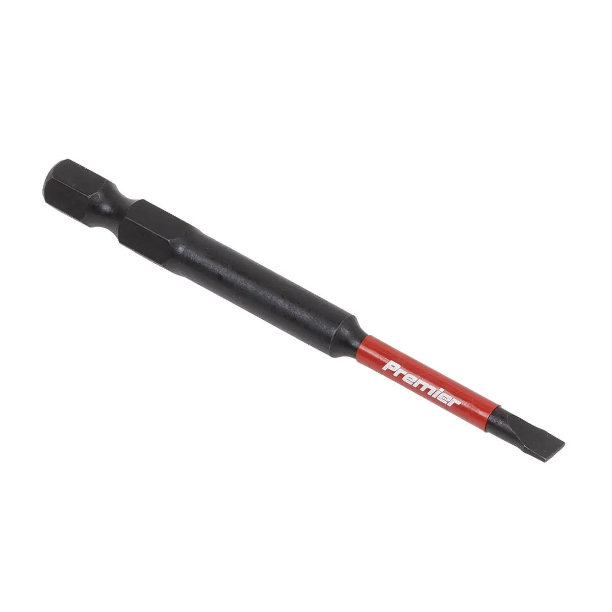 Sealey Premier Slotted 4.5mm Impact Power Tool Bits 75mm - 3pc 