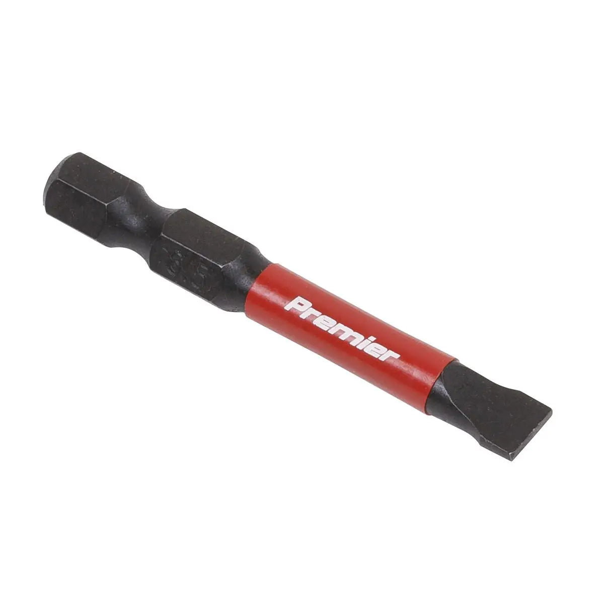 Sealey Premier Slotted 6.5mm Impact Power Tool Bits 50mm - 3pc 