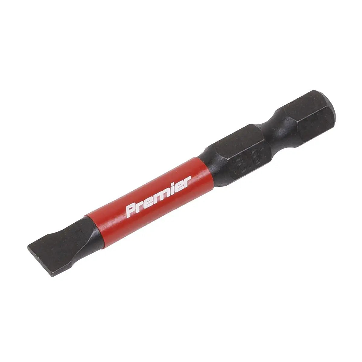 Sealey Premier Slotted 6.5mm Impact Power Tool Bits 50mm - 3pc 