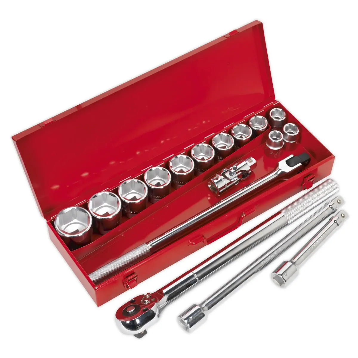 Sealey Premier Socket Set 17pc 3/4"Sq Drive WallDrive® Metric 
