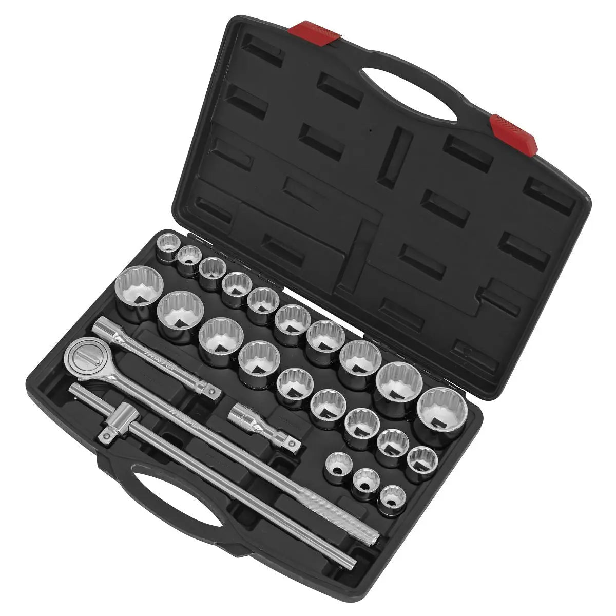 Sealey Premier Socket Set 26pc 3/4"Sq Drive 12-point WallDrive® 