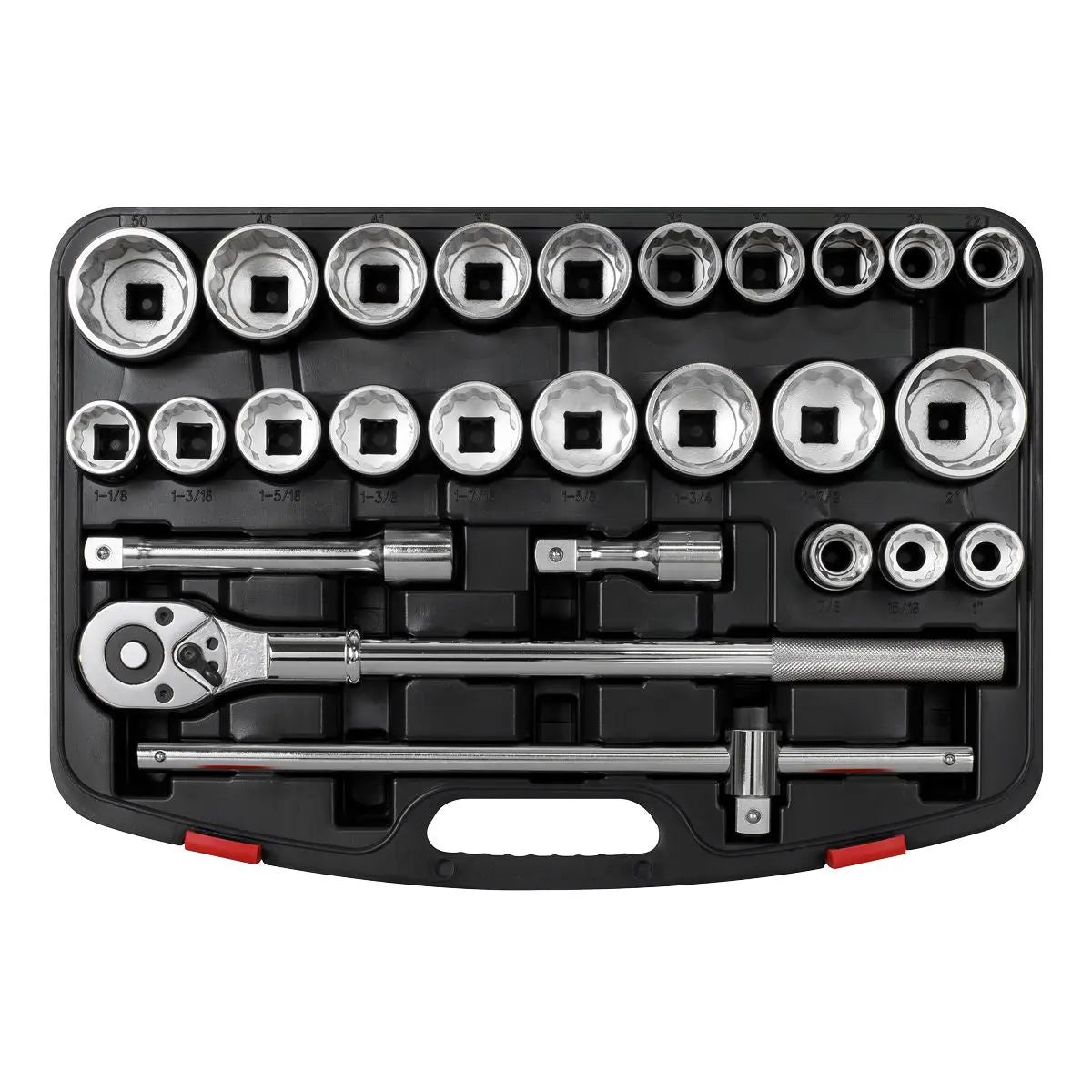 Sealey Premier Socket Set 26pc 3/4"Sq Drive 12-point WallDrive® 