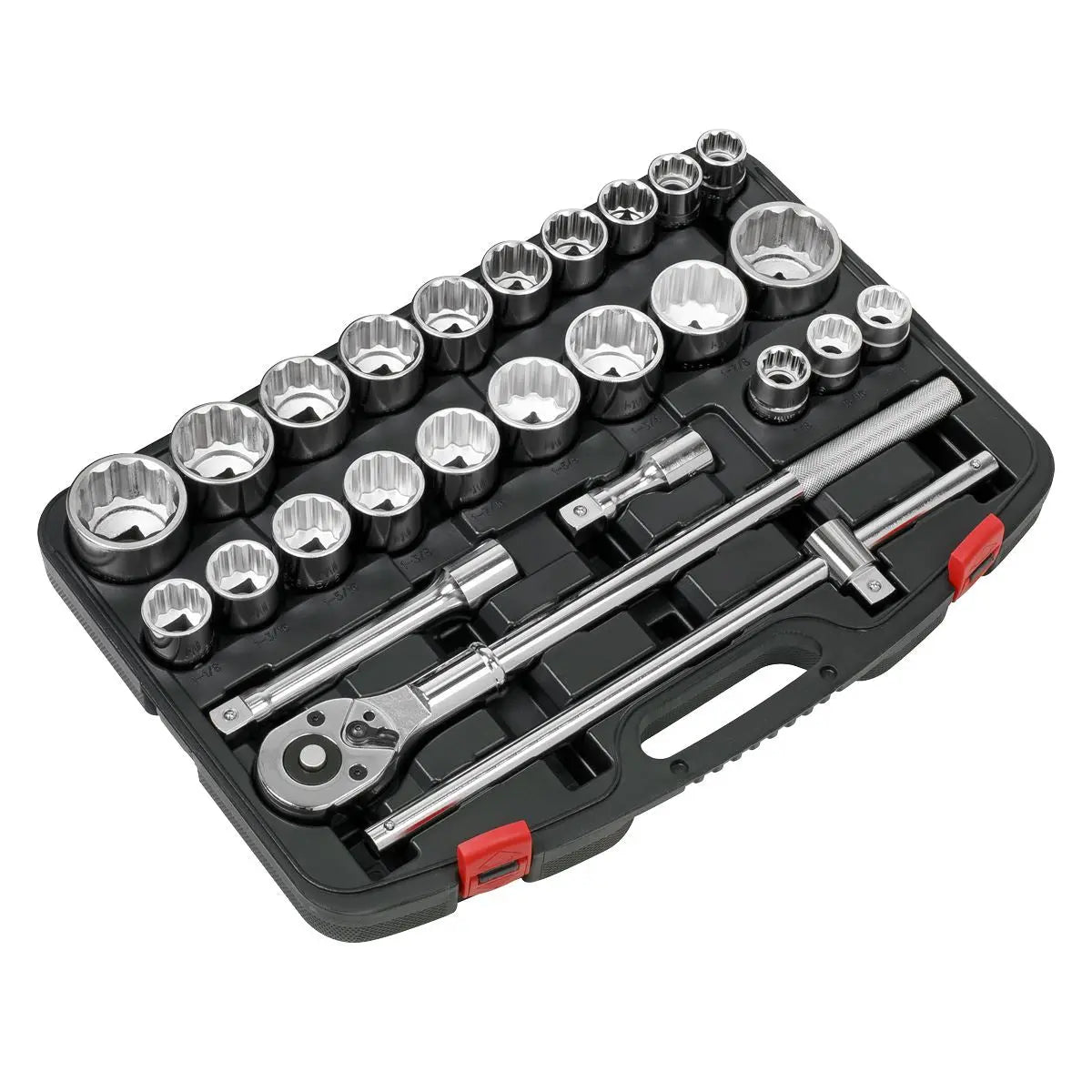 Sealey Premier Socket Set 26pc 3/4"Sq Drive 12-point WallDrive® 