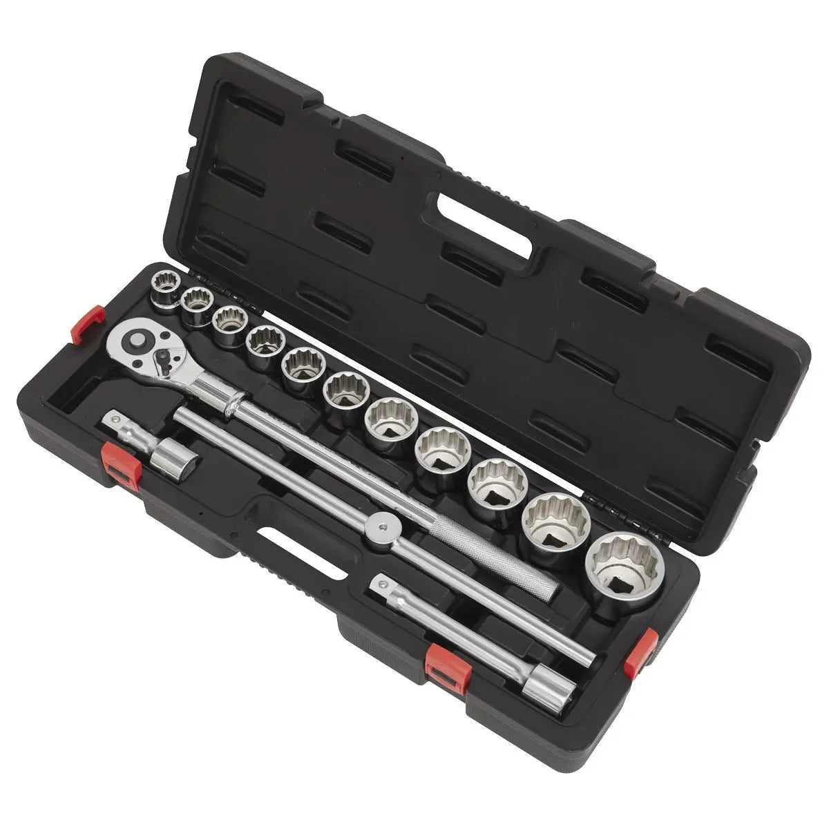 Sealey Premier Socket Set 3/4"Sq Drive 12-point WallDrive® 15pc Metric 