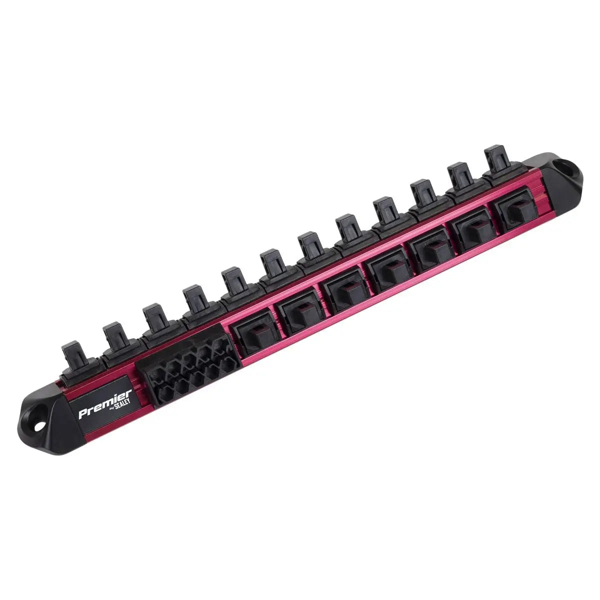 Sealey Premier Socket & Bit Retaining Rail 3/8"Sq Drive  White Rose Tools