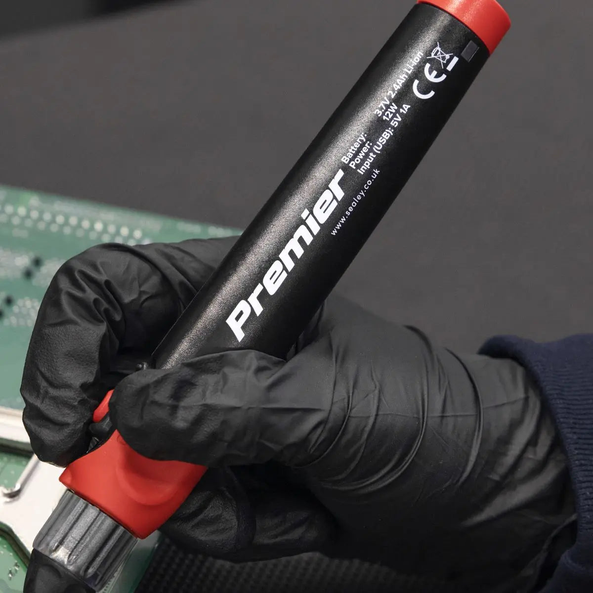 Sealey Premier Soldering Iron Rechargeable Lithium-ion 12W 