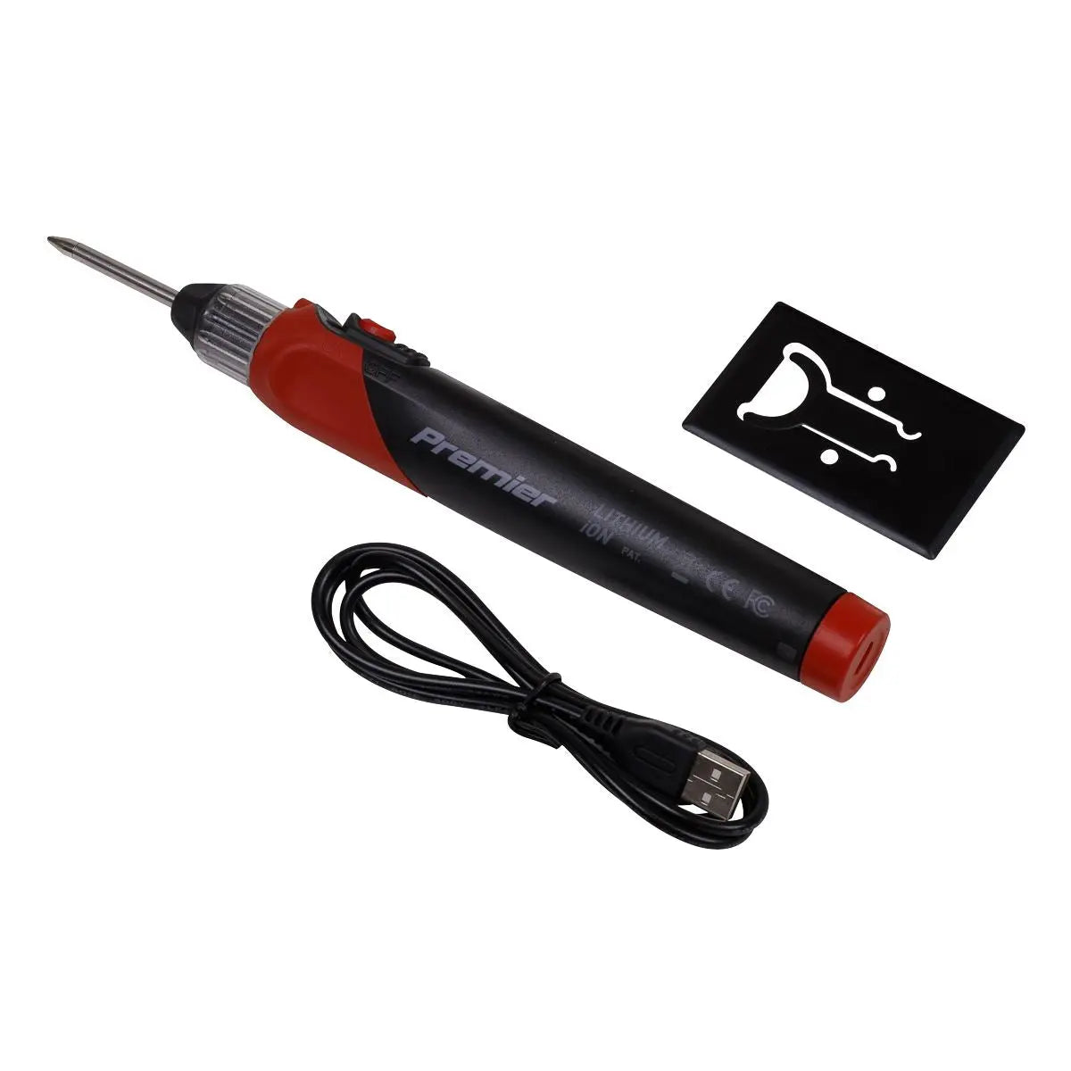 Sealey Premier Soldering Iron Rechargeable Lithium-ion 12W 