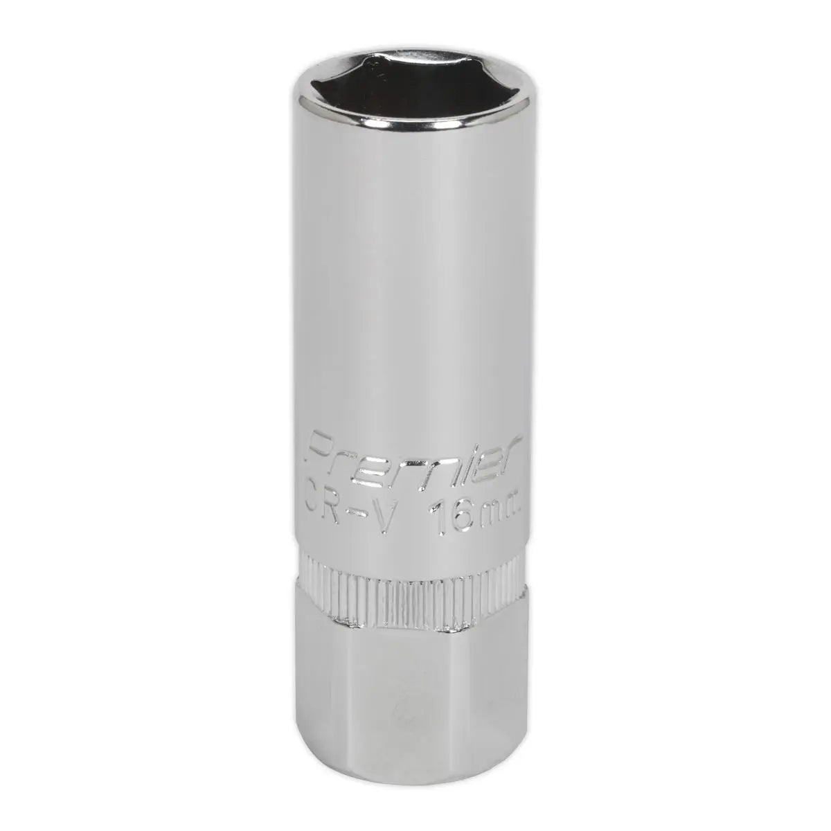 Sealey Premier Spark Plug Socket 16mm 1/2"Sq Drive 