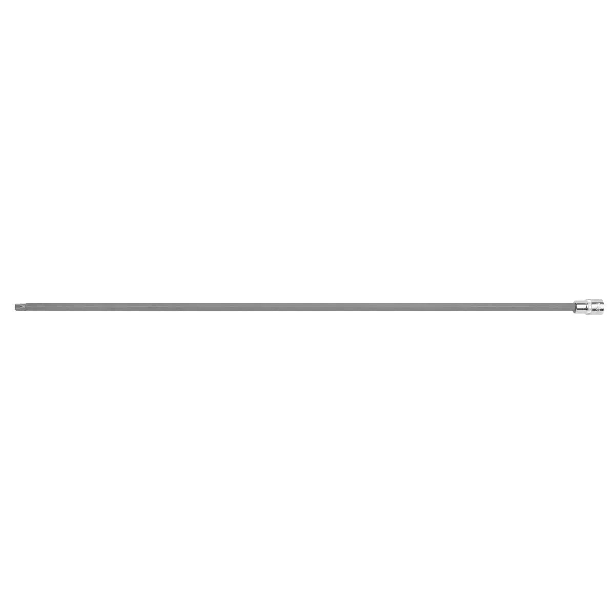 Sealey Premier Spline Socket Bit Extra-Long M10 x 800mm 1/2"Sq Drive 