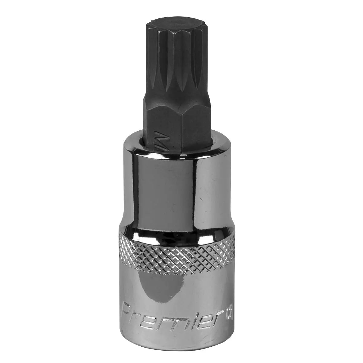 Sealey Premier Spline Socket Bit M12 1/2"Sq Drive 
