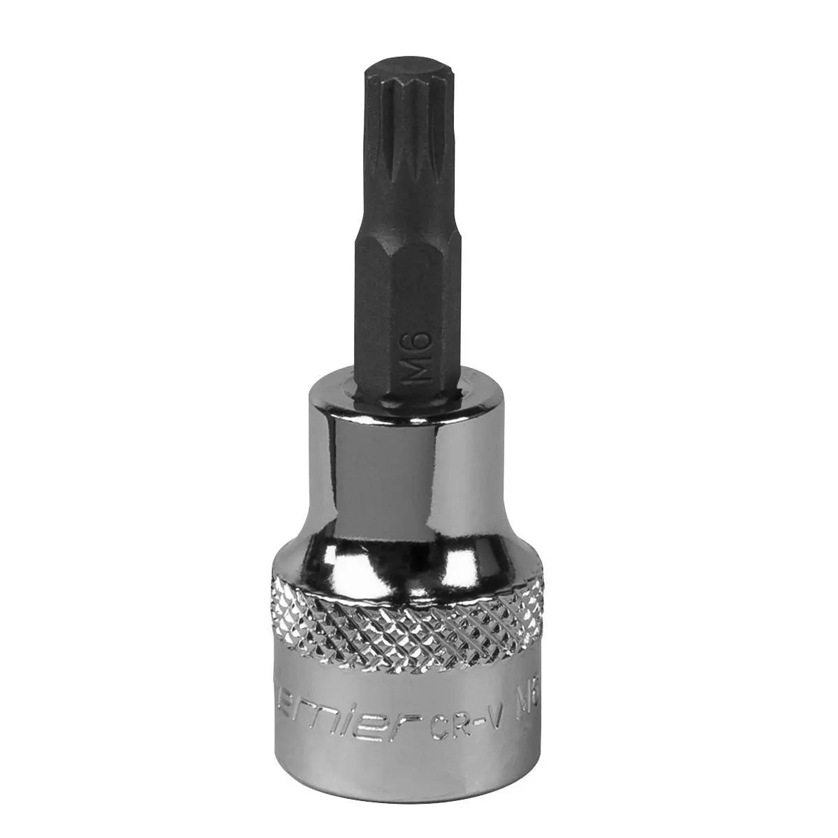 Sealey Premier Spline Socket Bit M6 3/8"Sq Drive 