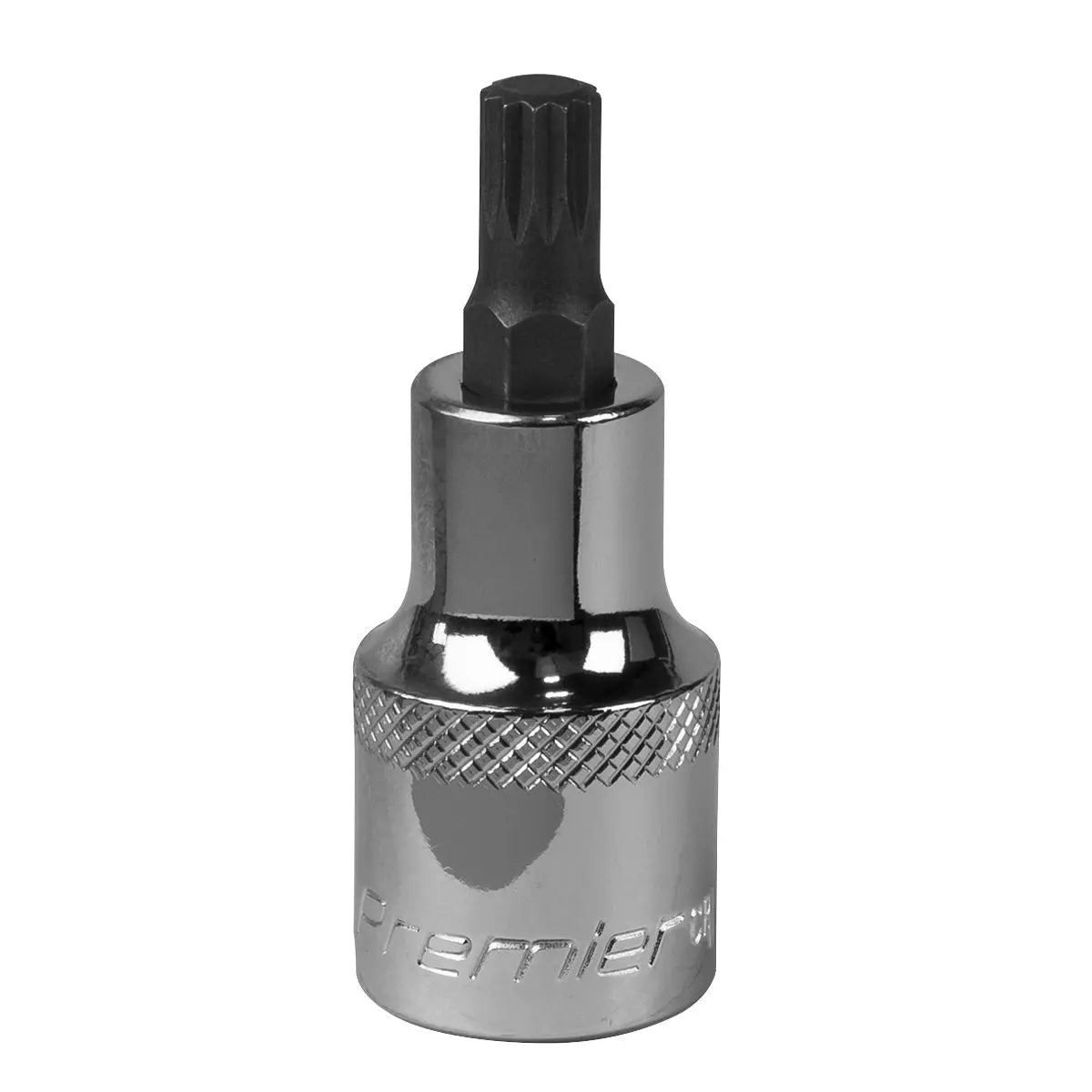 Sealey Premier Spline Socket Bit M8 1/2"Sq Drive 