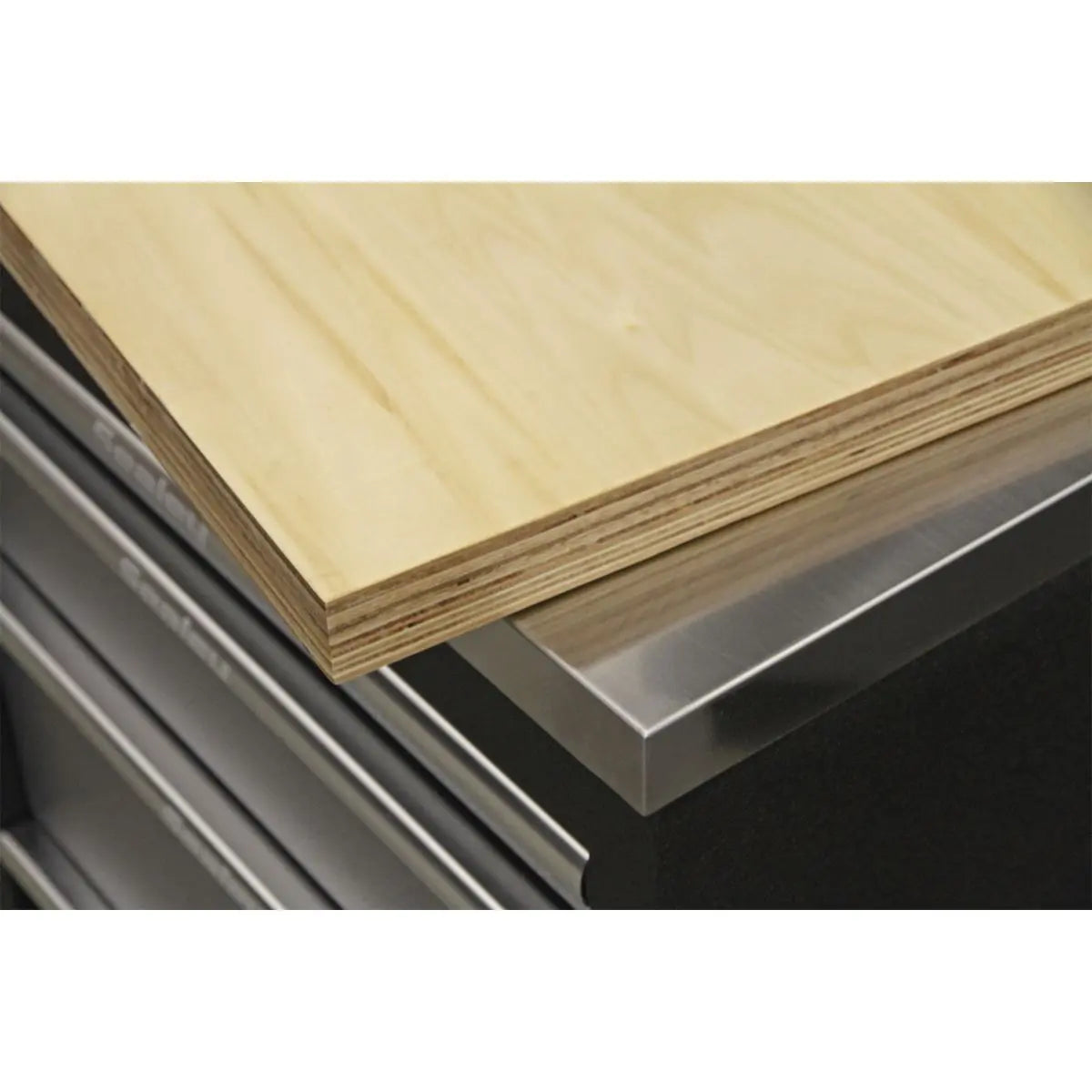 Sealey Premier Stainless Steel Corner Worktop 930mm 