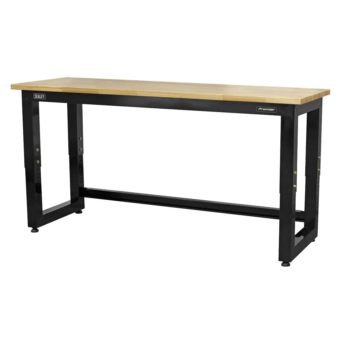 Sealey Premier Steel Adjustable Workbench with Wooden Worktop 1830mm - Heavy-Duty 