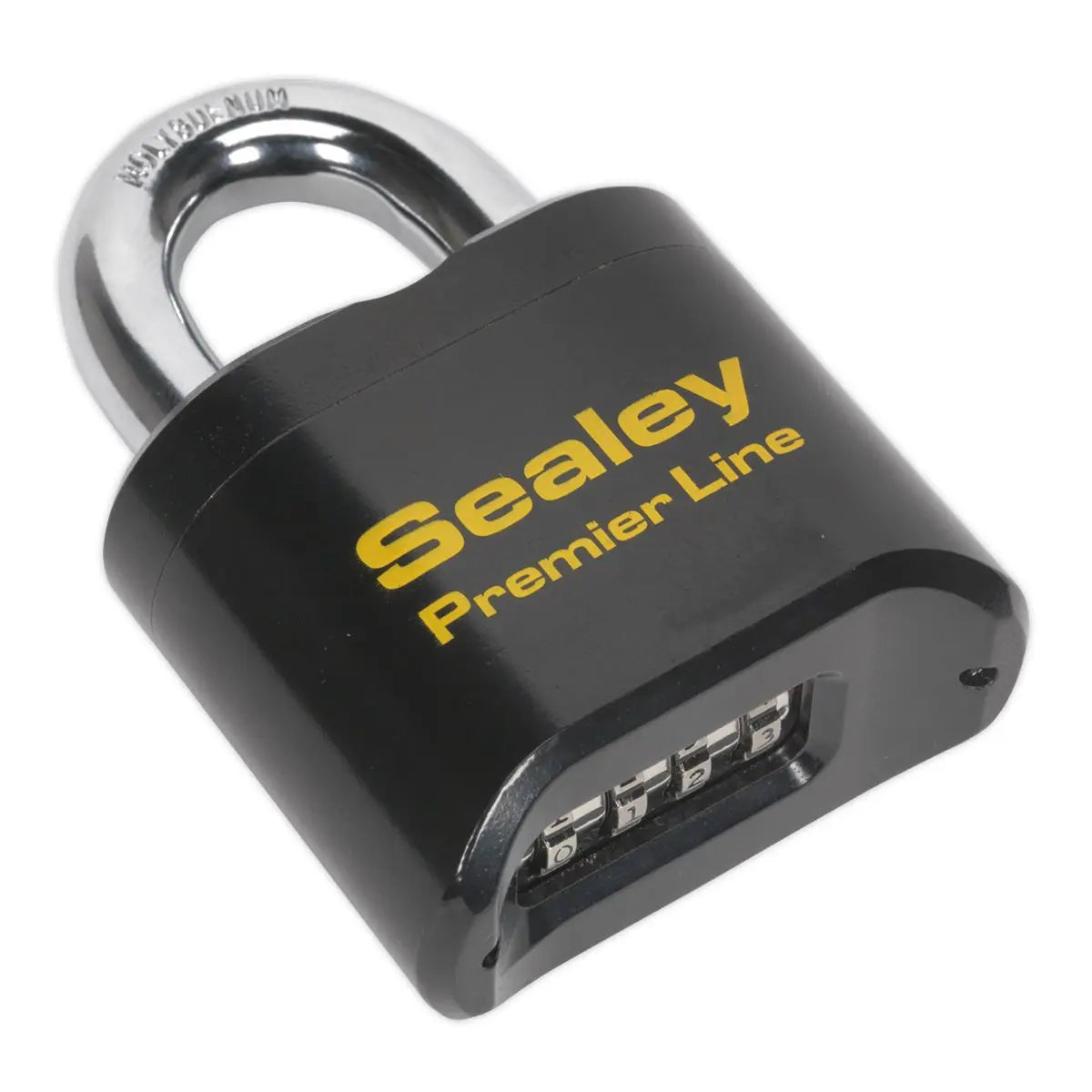 Sealey Premier Steel Body Combination Padlock 62mm  White Rose Tools