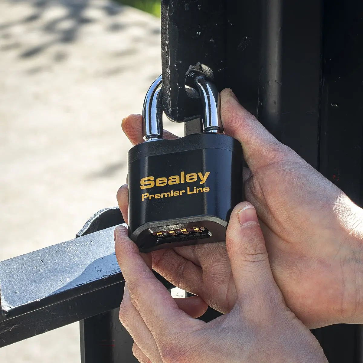 Sealey Premier Steel Body Combination Padlock 62mm  White Rose Tools