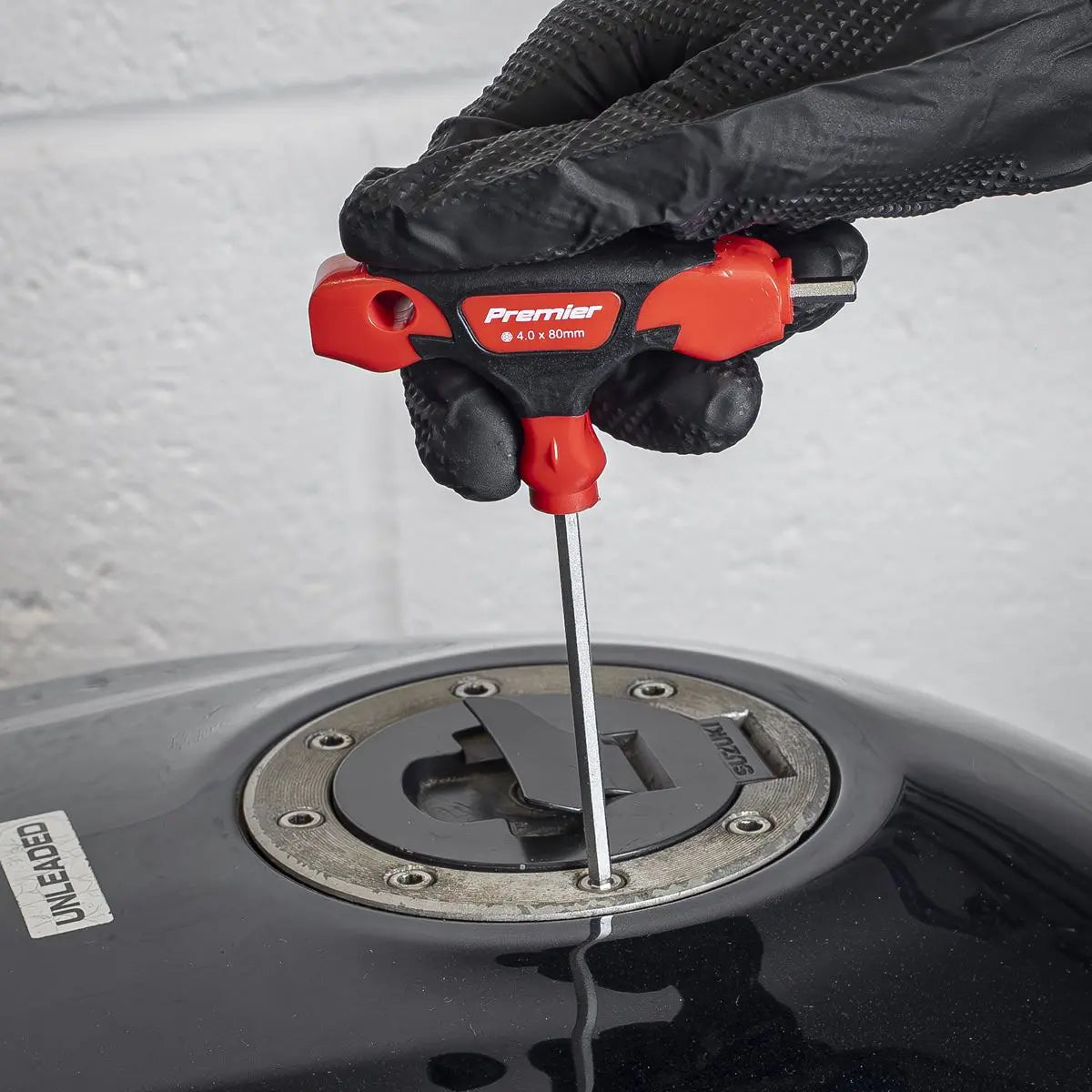 Sealey Premier T-Handle Ball-End Hex Key Set 8pc - White Rose Tools