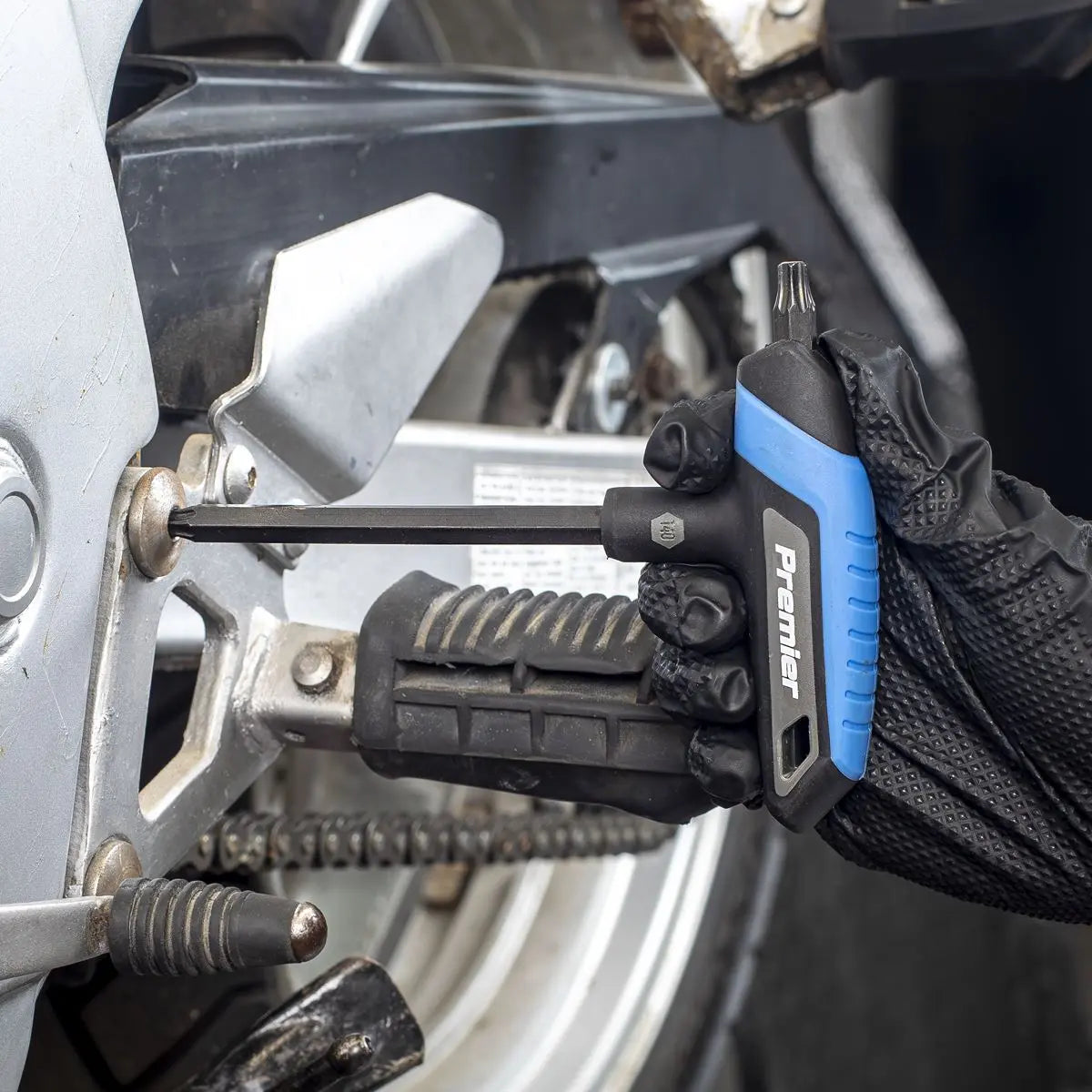 Sealey Premier T-Handle Hex & TRX-Star* Key Set 14pc  White Rose Tools