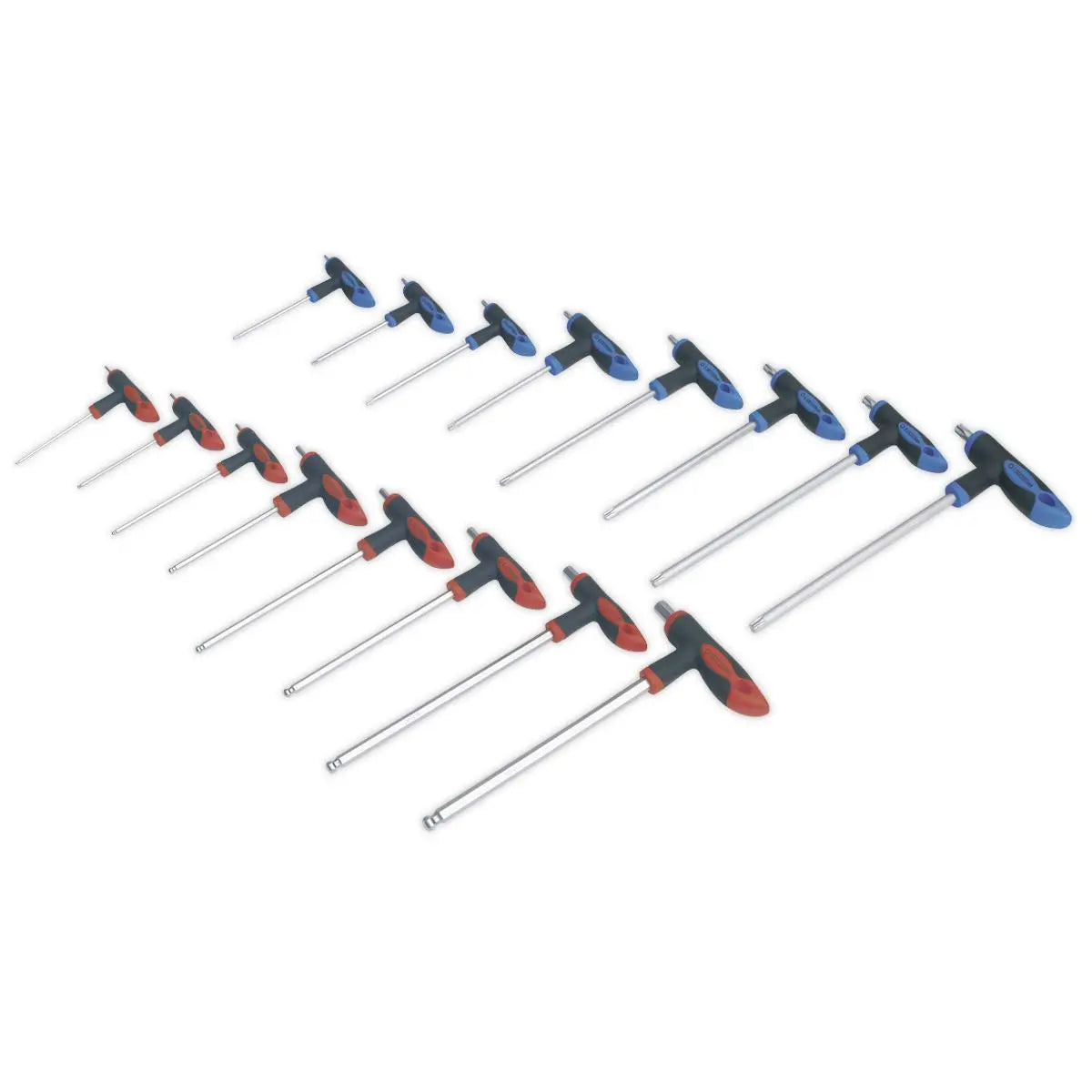 Sealey Premier T-Handle TRX-Star* & Hex Key Set 16pc 