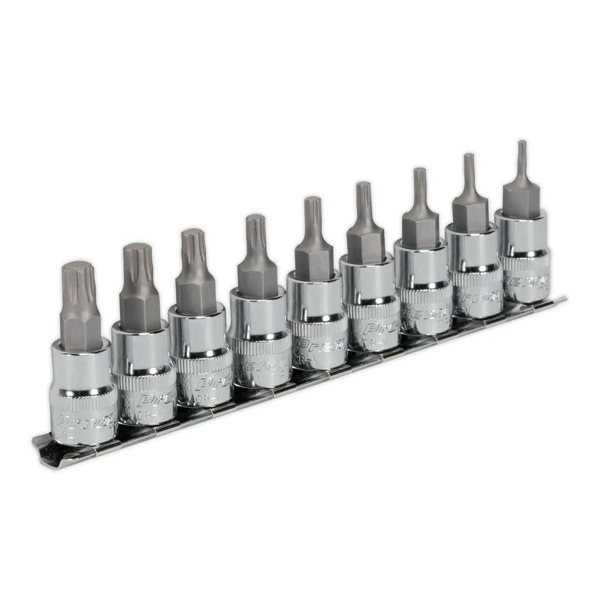 Sealey Premier TRX-P* Socket Bit Set 9pc 3/8"Sq Drive 50mm 