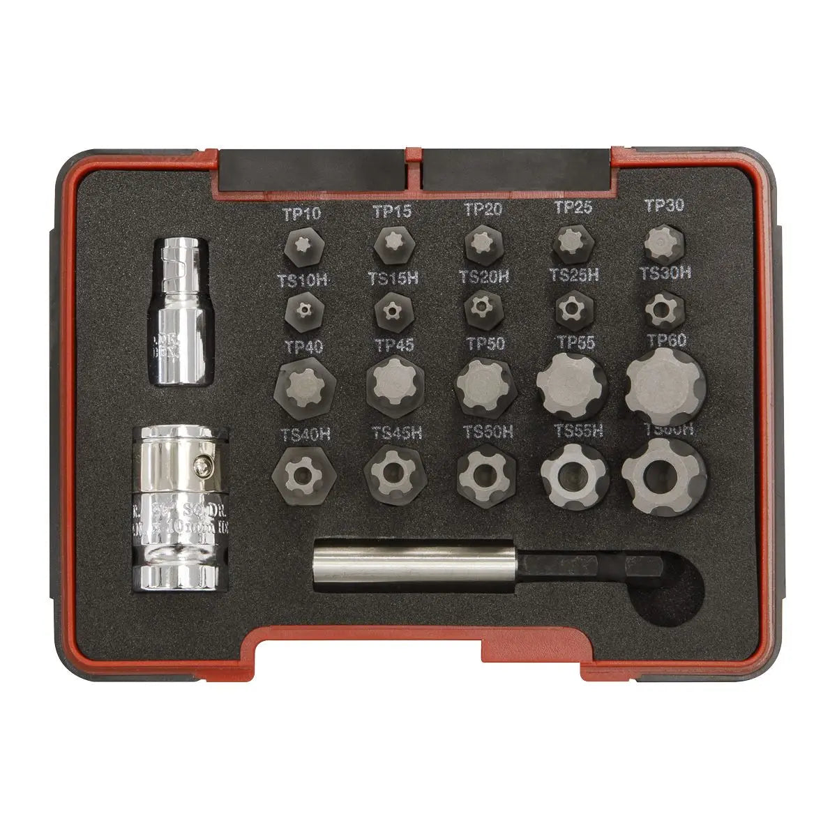 Sealey Premier TRX-P* & Security TRX-TS* Bit Set 23pc 1/4" & 3/8"Sq Drive 