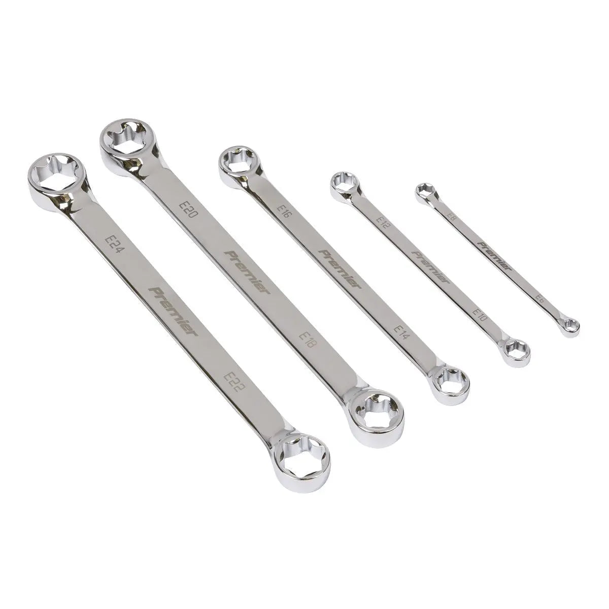 Sealey Premier TRX-Star* Double End Spanner Set 5pc 
